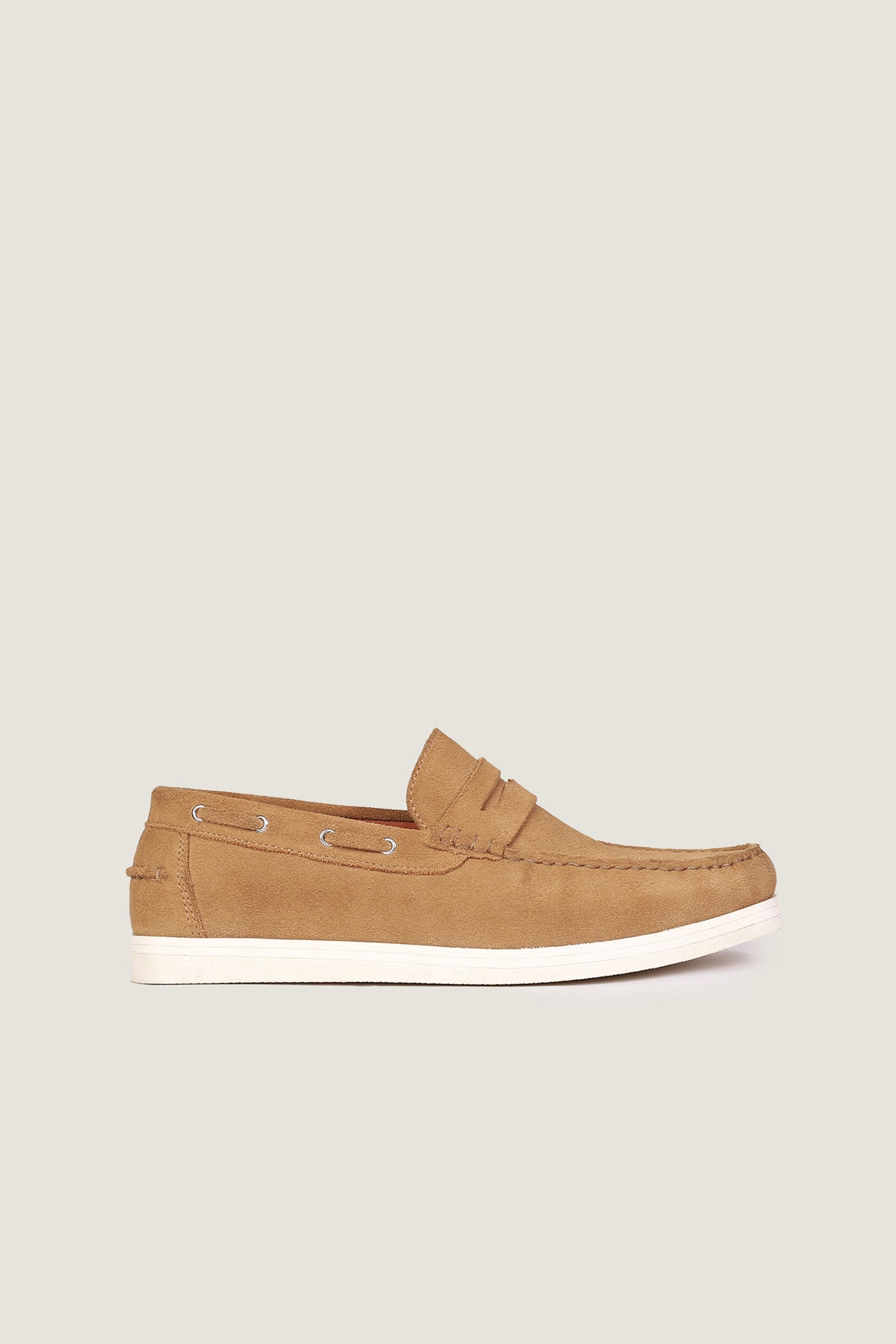 Velour Suede Leather Loafers | Men