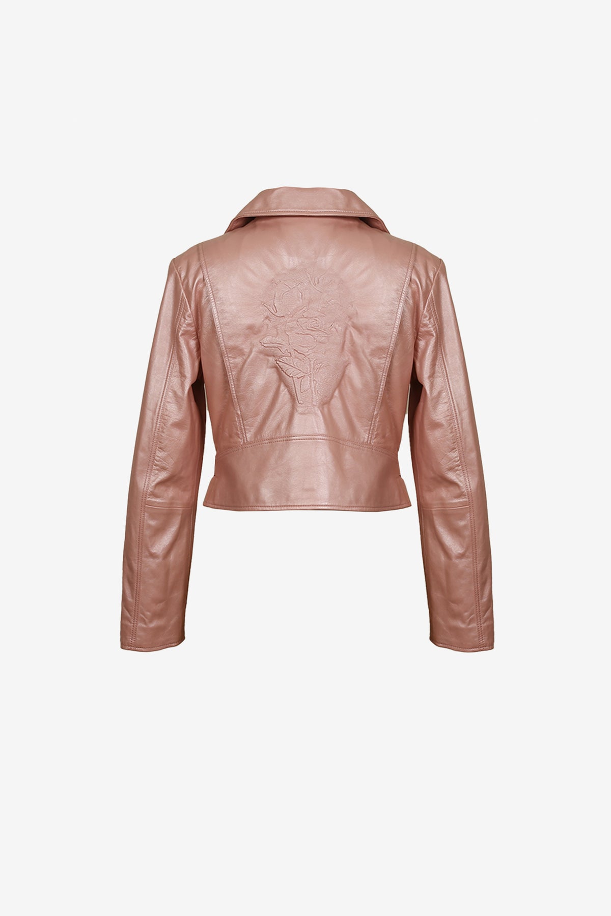 Roselle Blush Moto Jacket