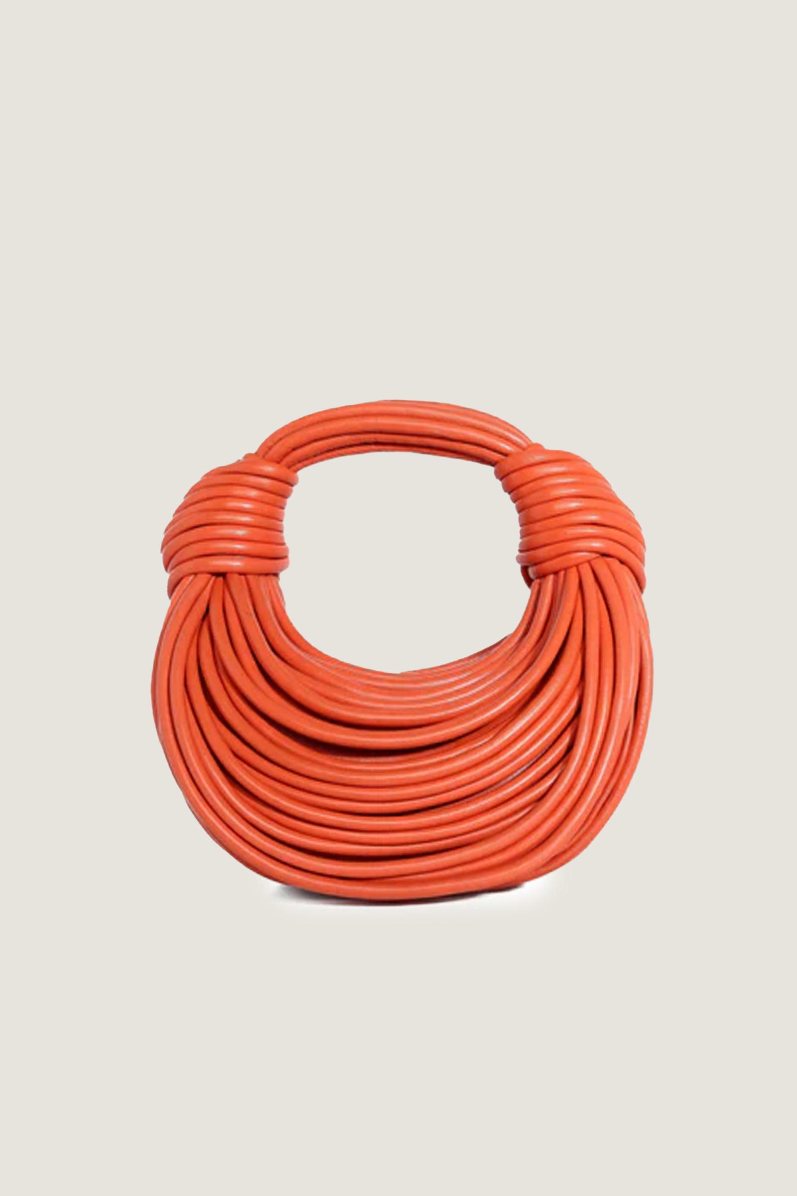 Leather Cord Hand Bag