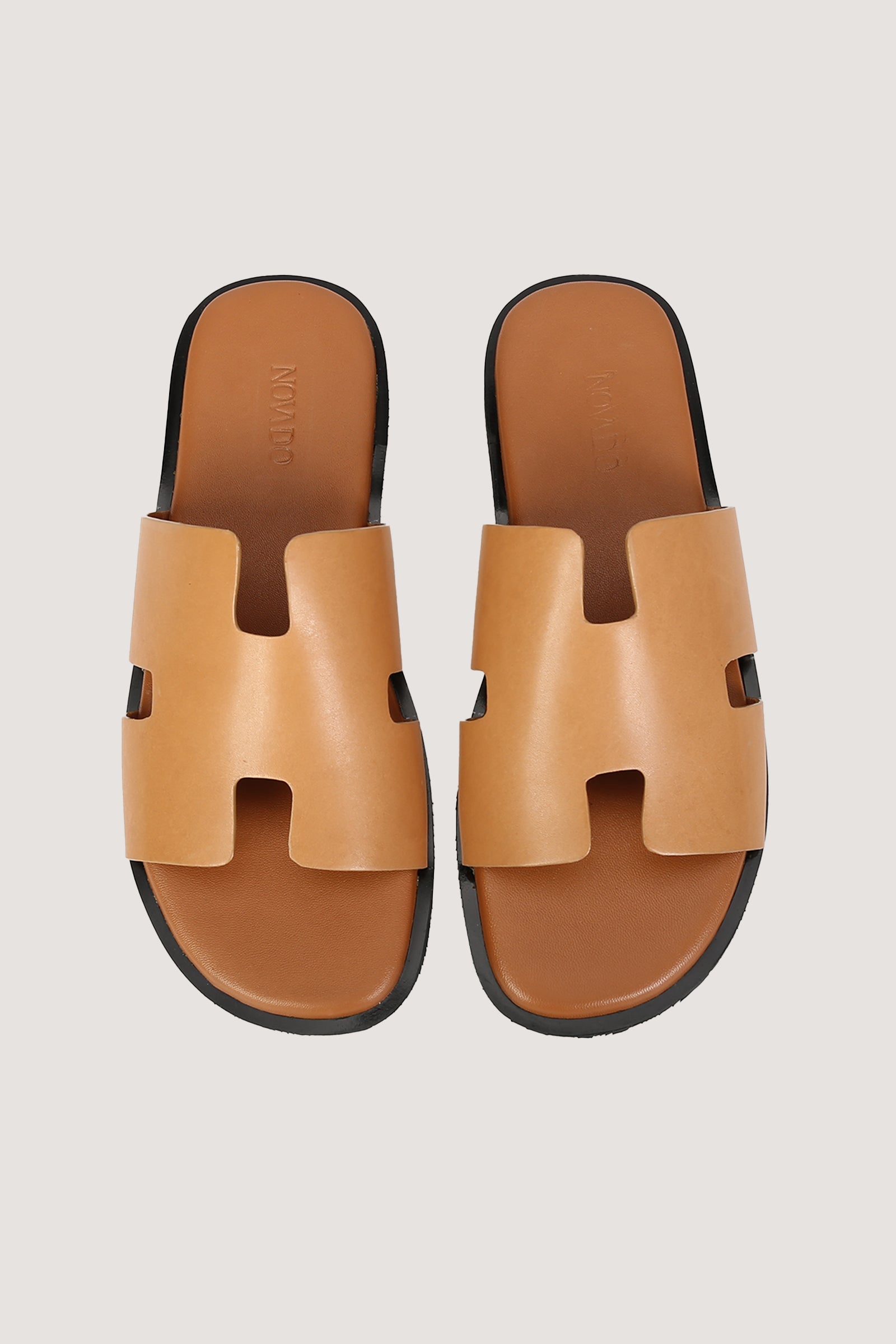Men's H Style Leather Slipper