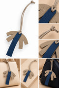Palm Tree Leather Charm