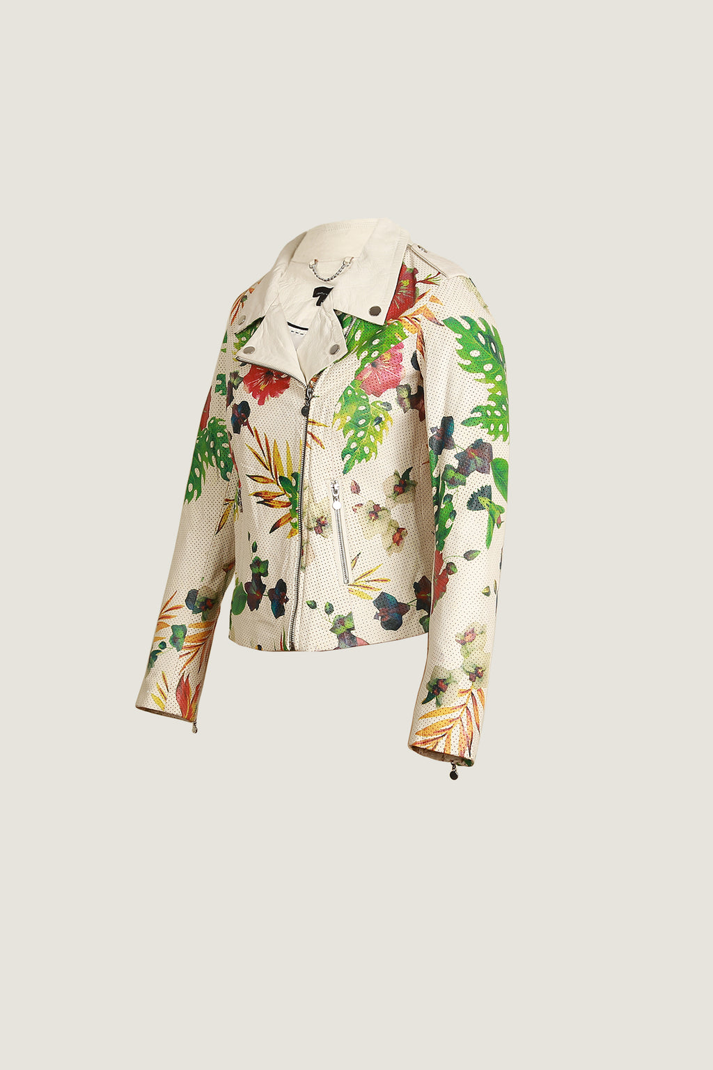 Florenza Floral Leather Jacket