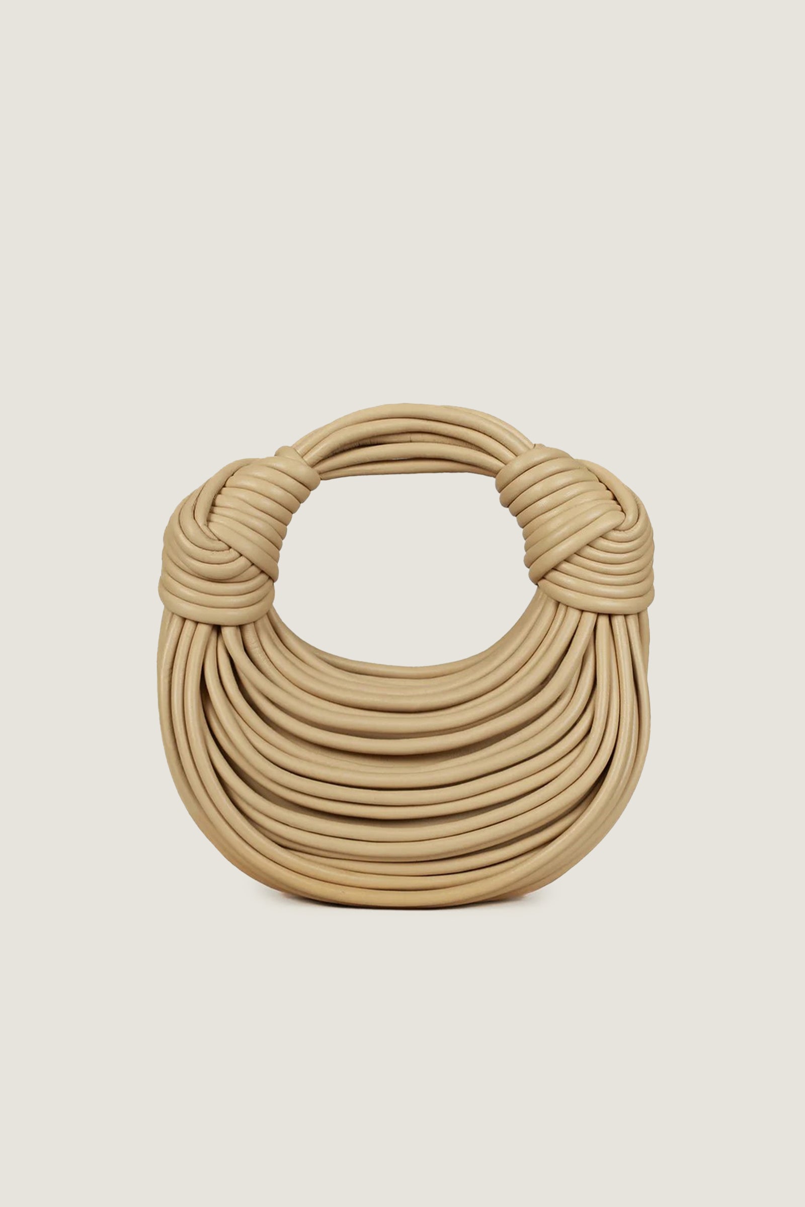 Leather Cord Hand Bag