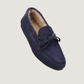 Merino Fur Suede Loafers | Men