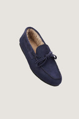 Merino Fur Suede Loafers | Men
