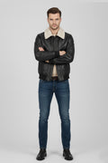 Airin G-1 Pilot Leather Jacket With Fur Collar