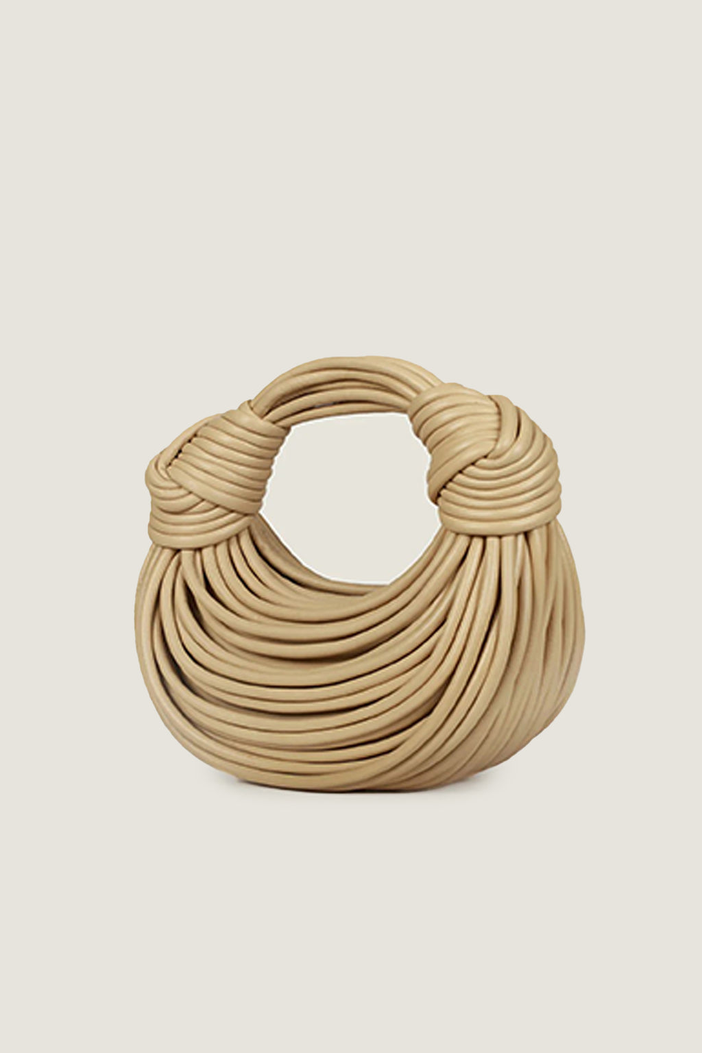 Leather Cord Hand Bag