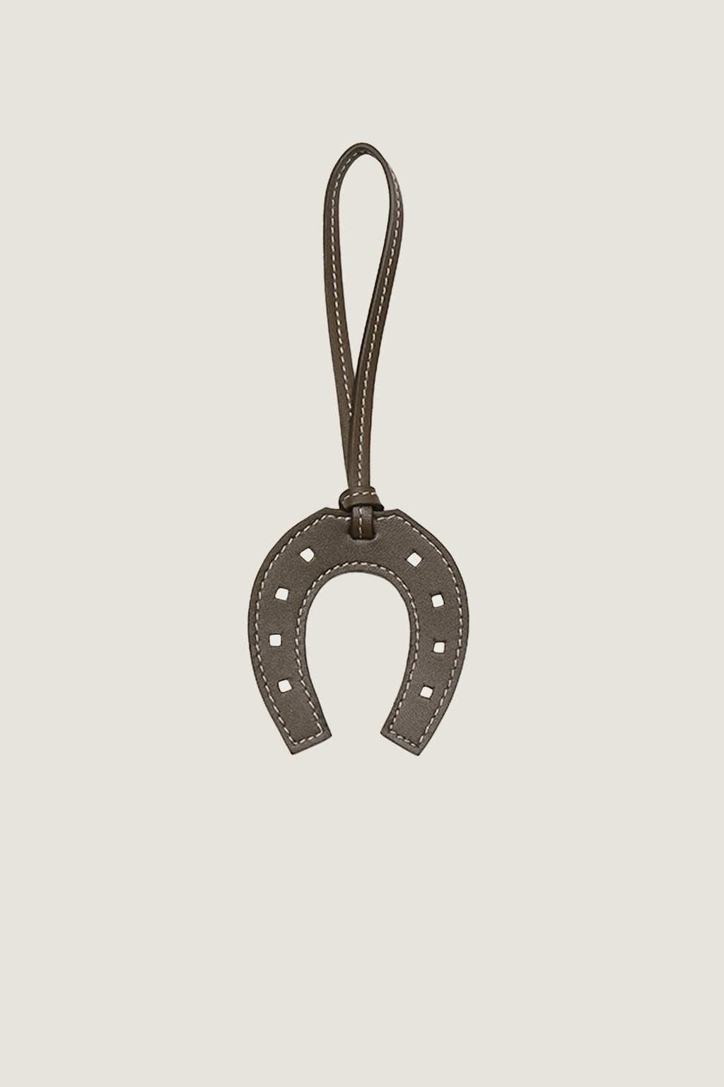 Horseshoe Leather Charm