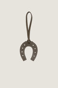 Horseshoe Leather Charm