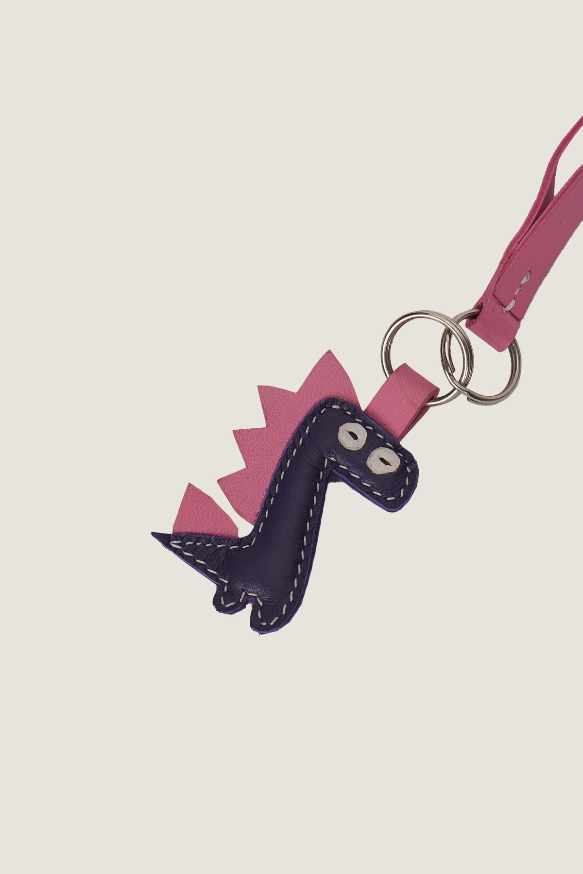 Dinosaur Leather Charm