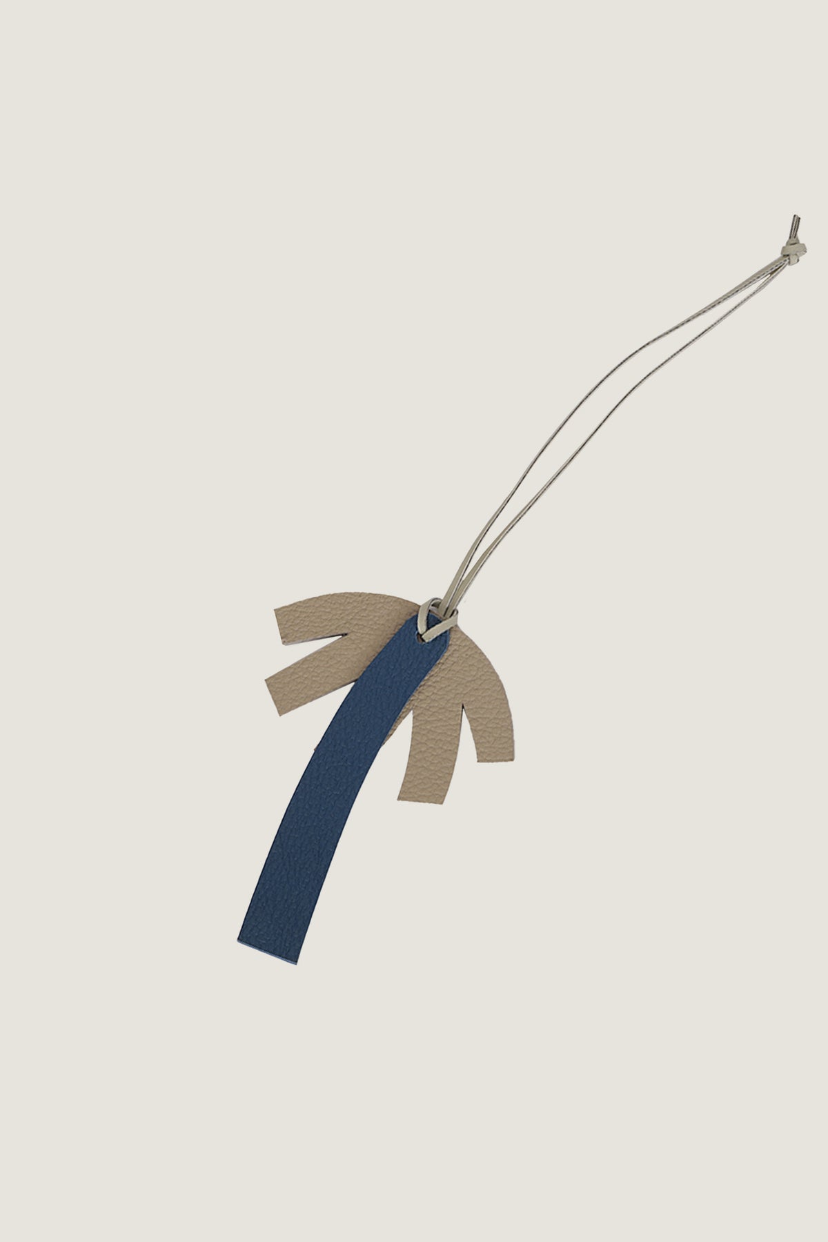 Palm Tree Leather Charm