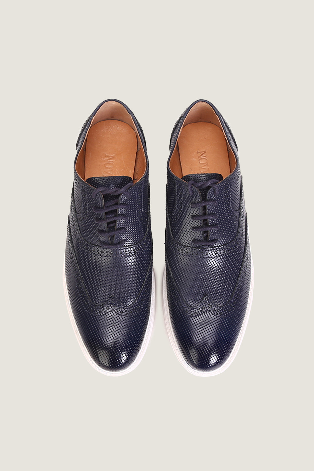 Brogue Oxford Pin Dot Shoes | Men