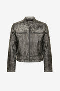 Gravestone Distressed Racer Jacket
