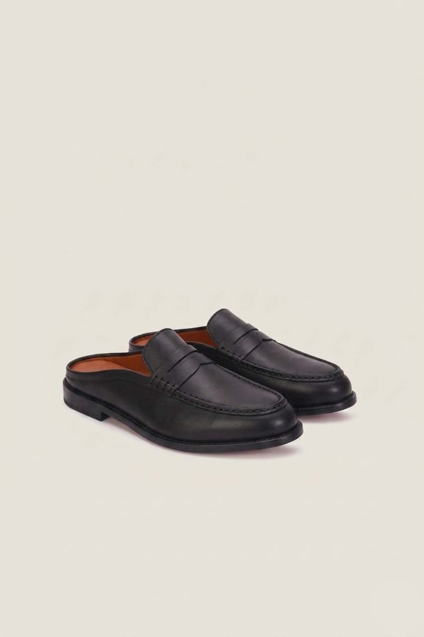 Penny Backless Mule