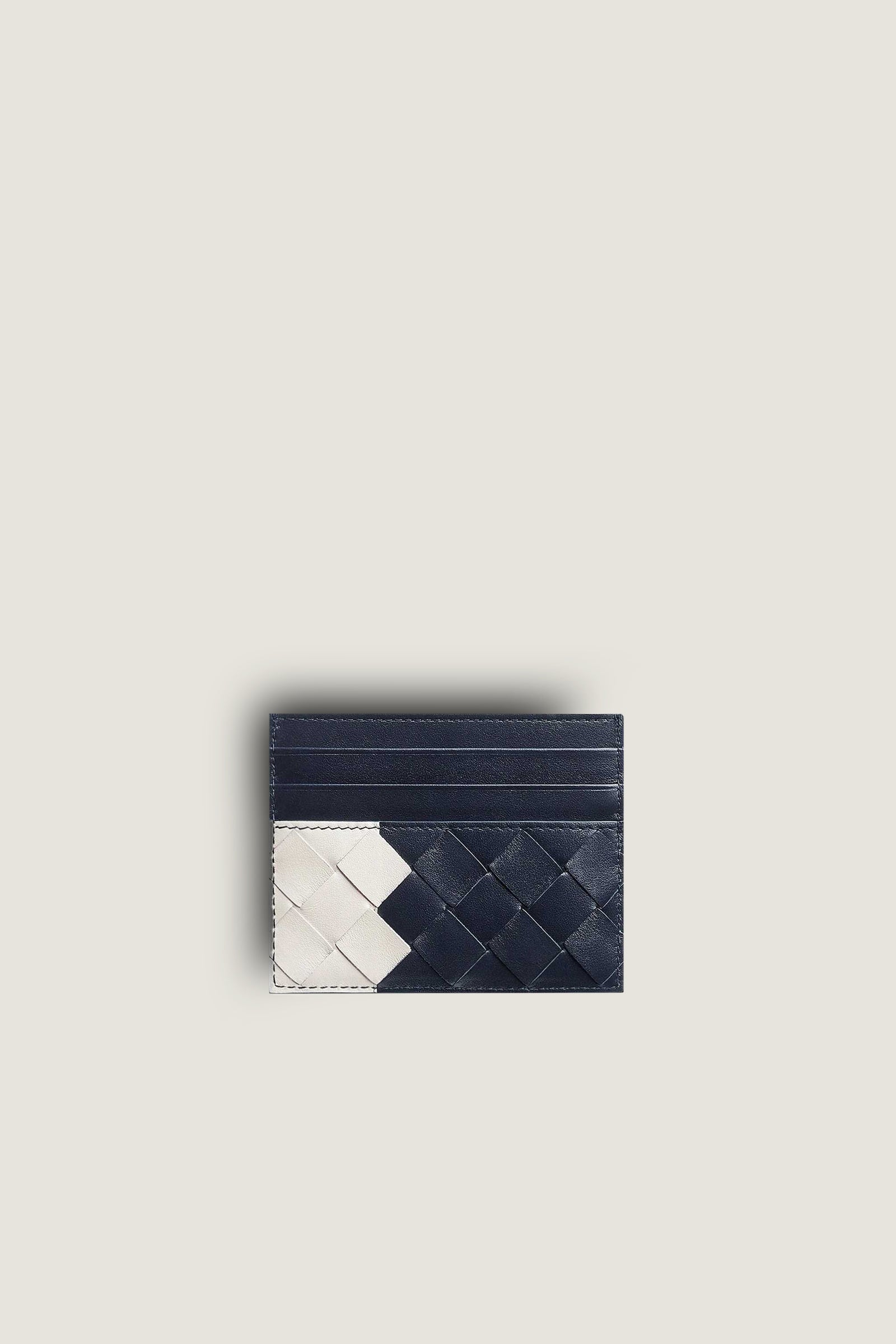 Twin Color Leather Credit Card Wallet