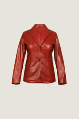 Simonetta Ravizza Leather Blazer