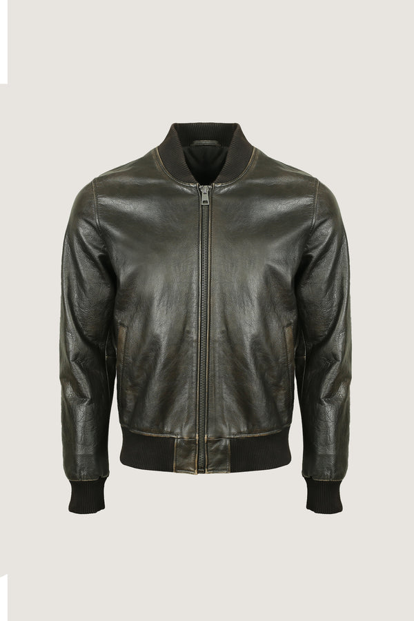 Bomber Leather Jacket