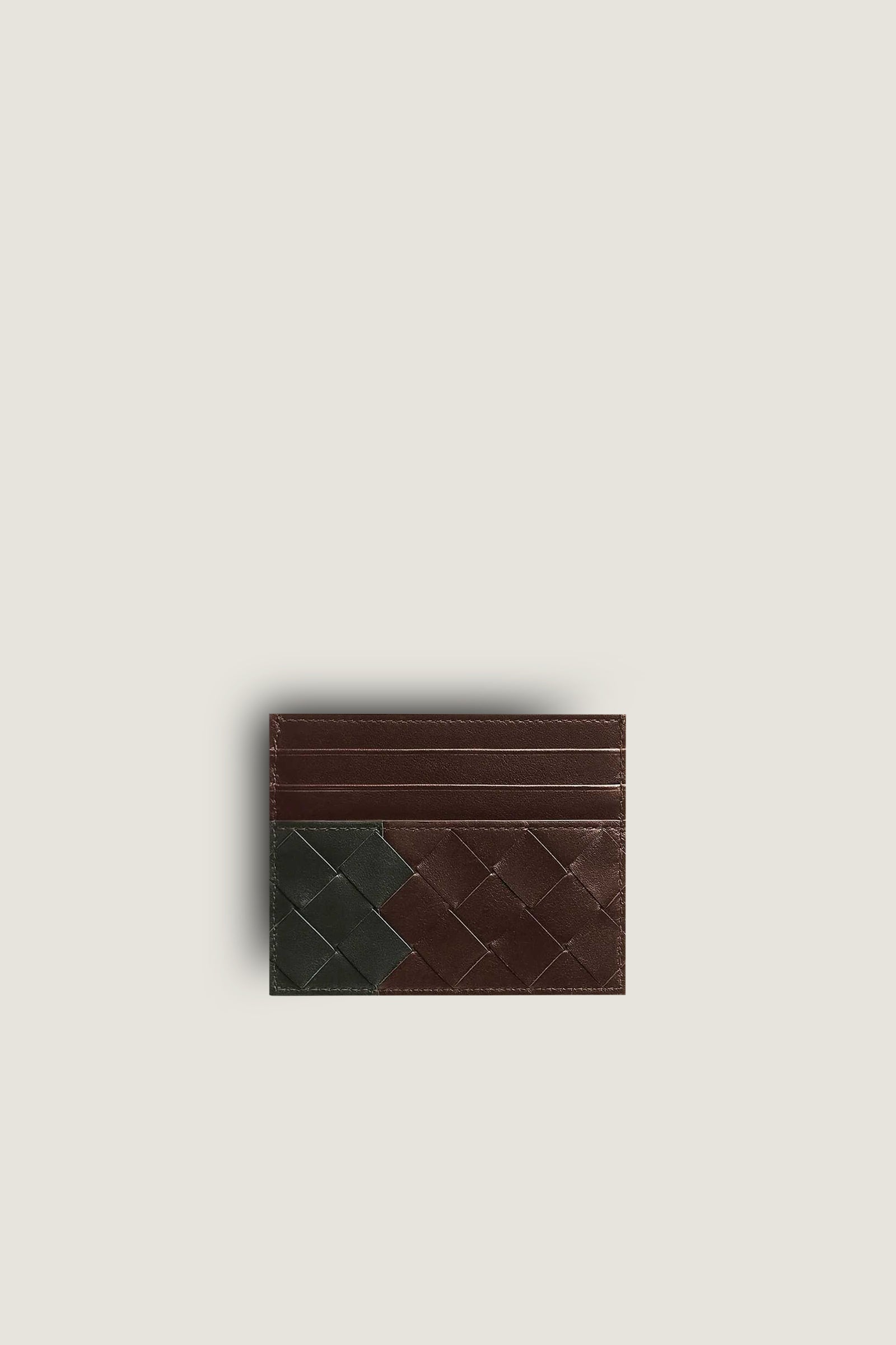 Twin Color Leather Credit Card Wallet