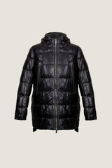 Quilted Long Coat | Women