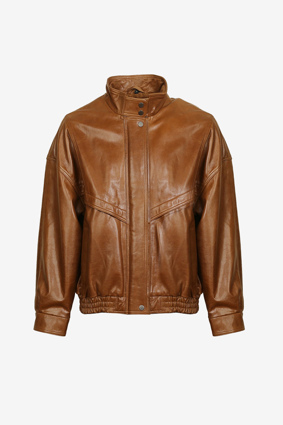 Canyonfield Leather Bomber Jacket