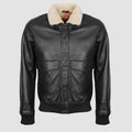 Airin G-1 Pilot Leather Jacket With Fur Collar