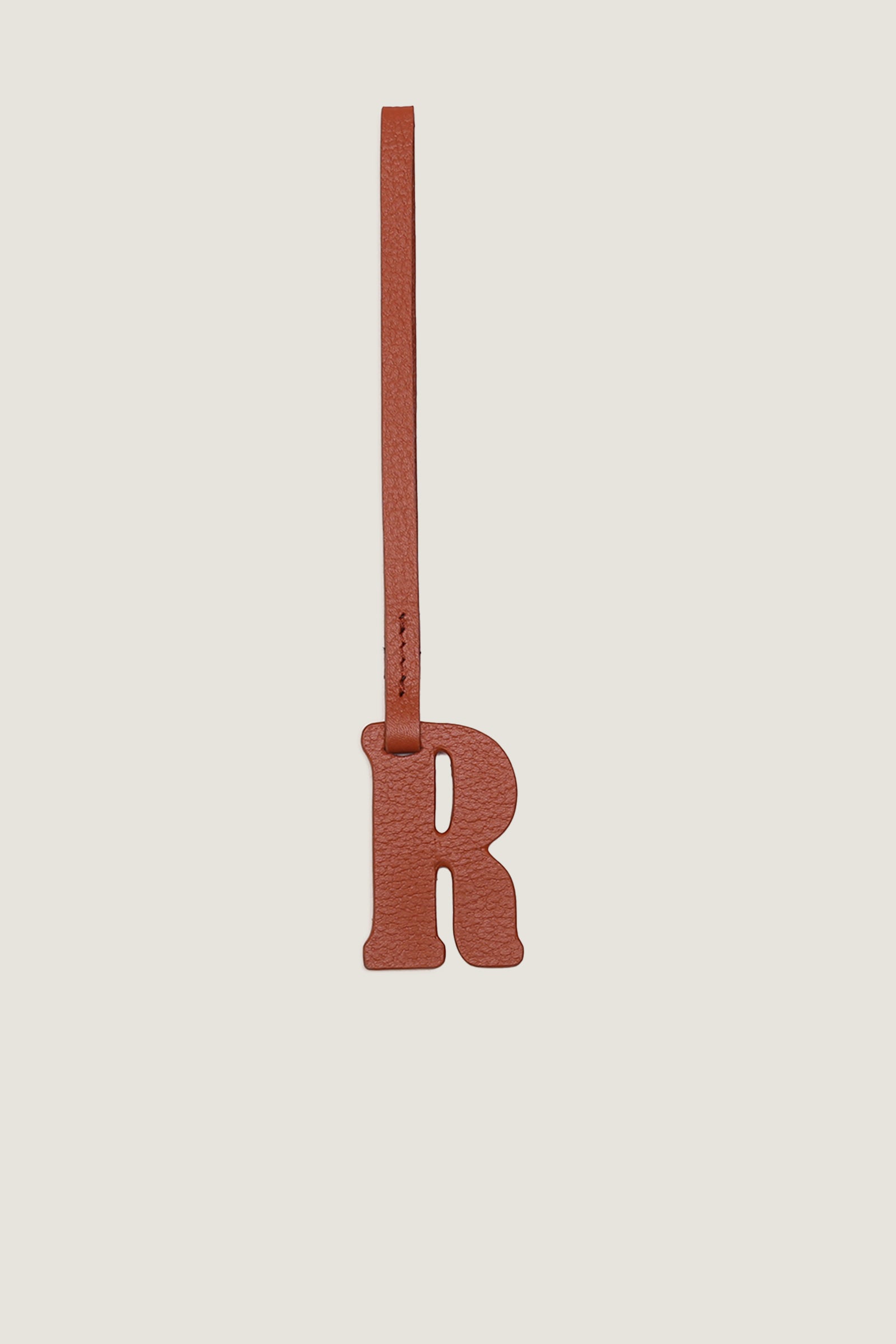 Alphabet Leather Charm