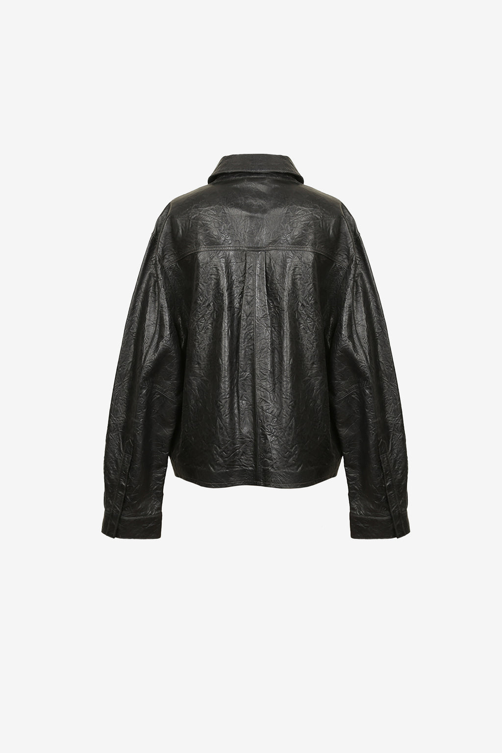 Varelle Noir Textured Shirt Jacket
