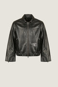 Classic Oversized Leather Jacket | Men
