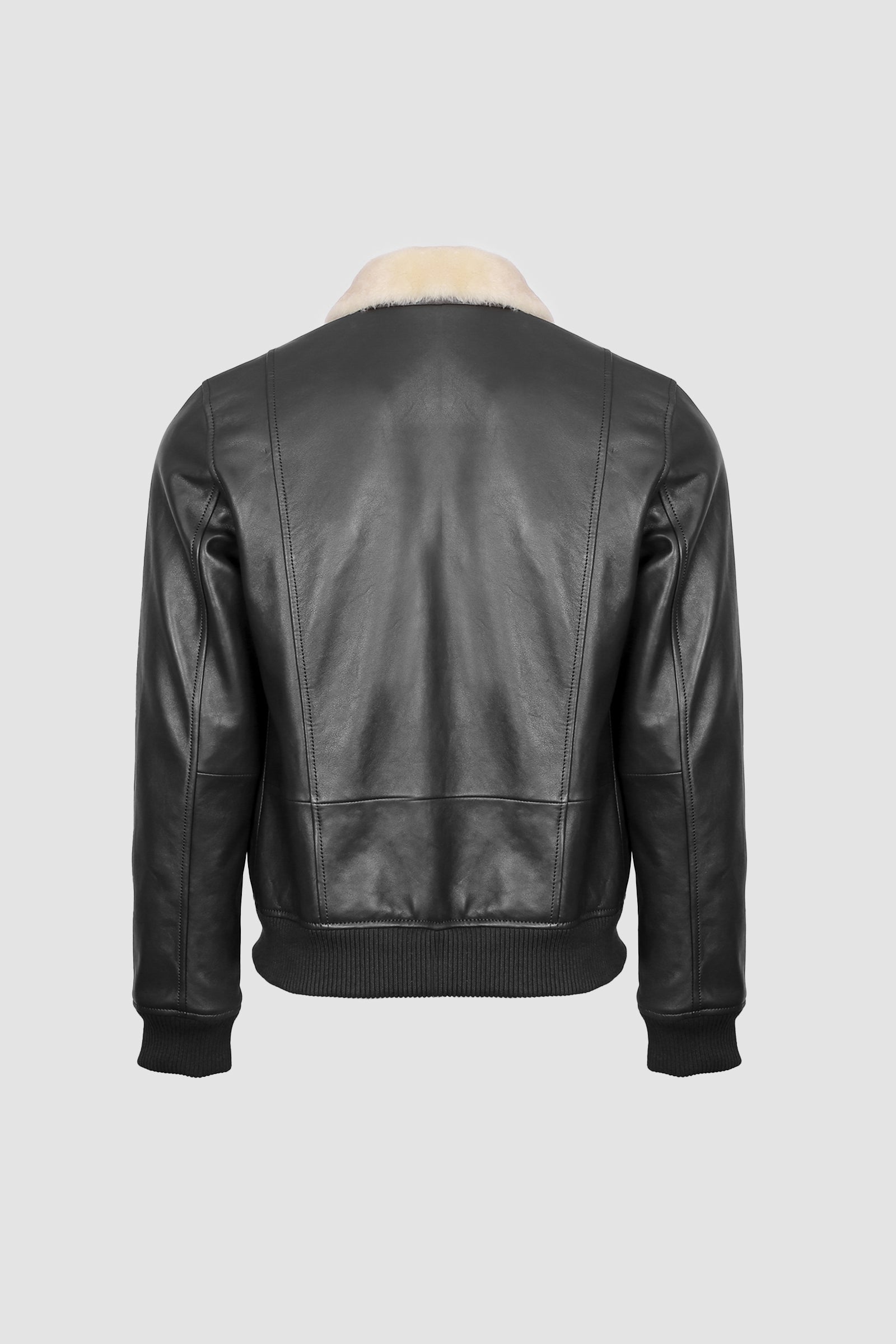 Airin G-1 Pilot Leather Jacket With Fur Collar