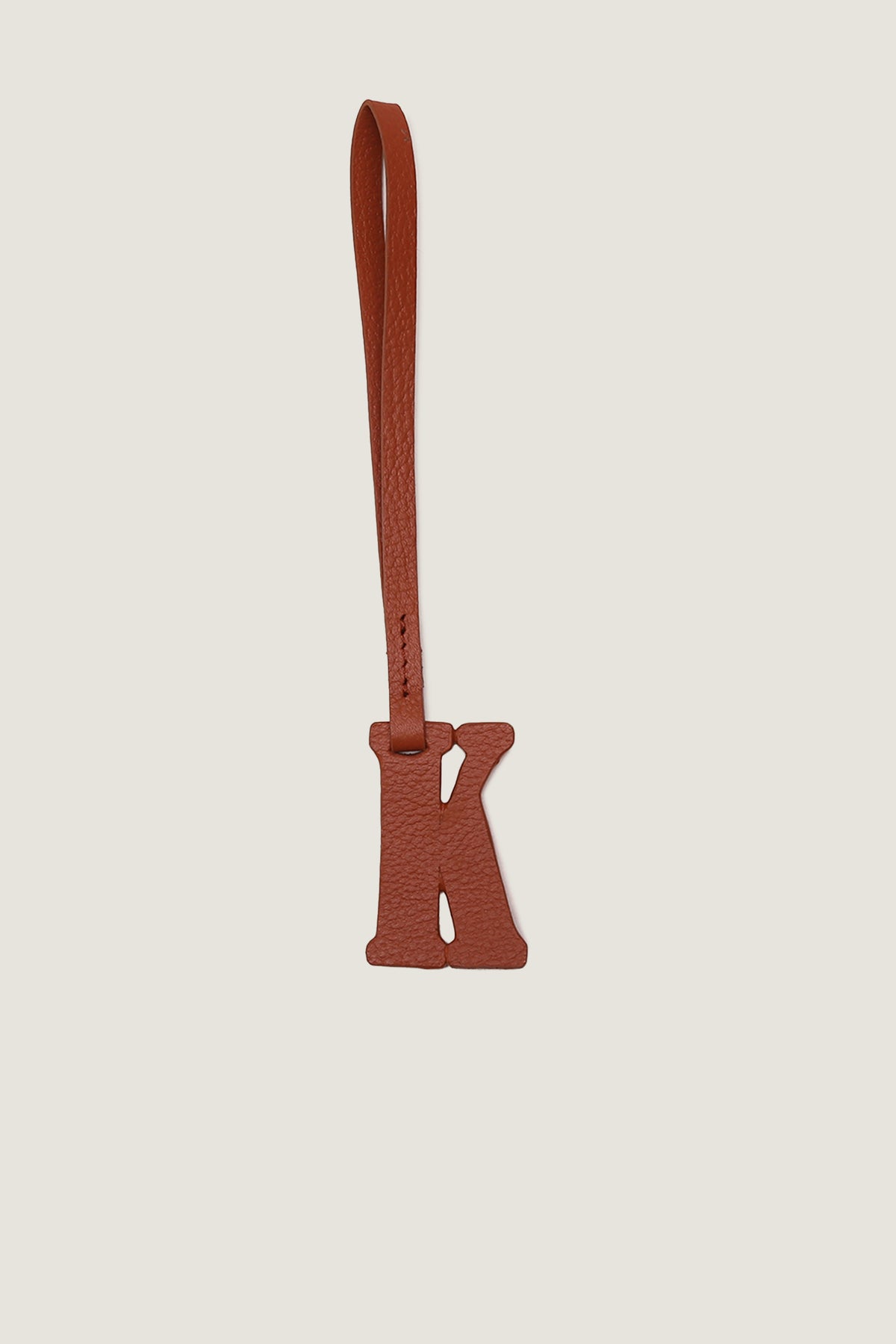 Alphabet Leather Charm
