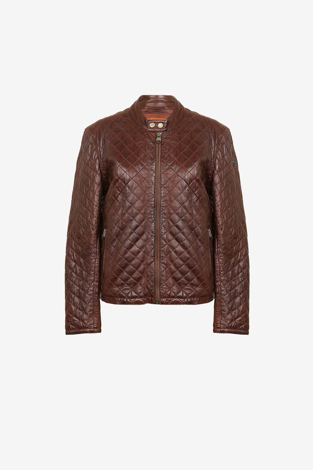 Bravello Mocha Diamond Quilted Jacket