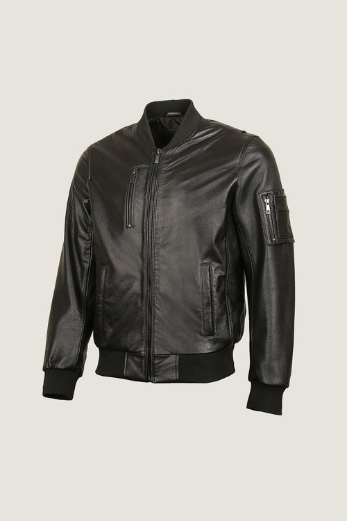 Avans Bomber Leather Jacket