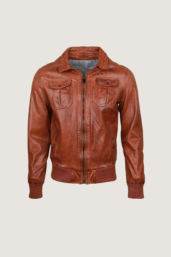 Bomber Leather Jacket