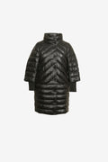 Nyxara Noir Chevron Puffer