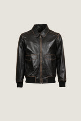 Bomber Leather Jacket | Men