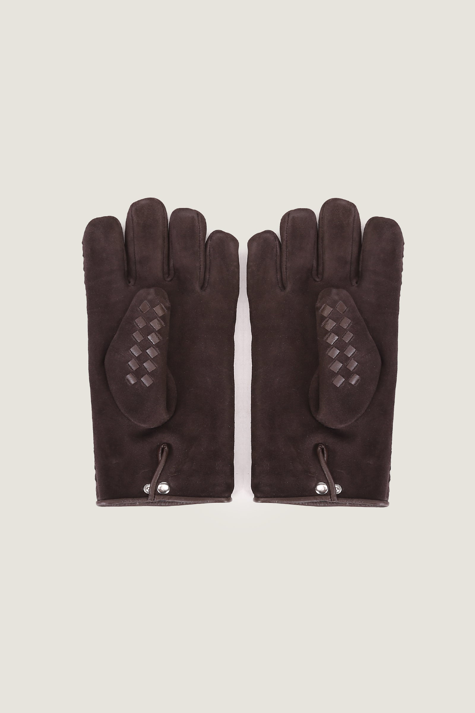 Intrecciato Leather Gloves