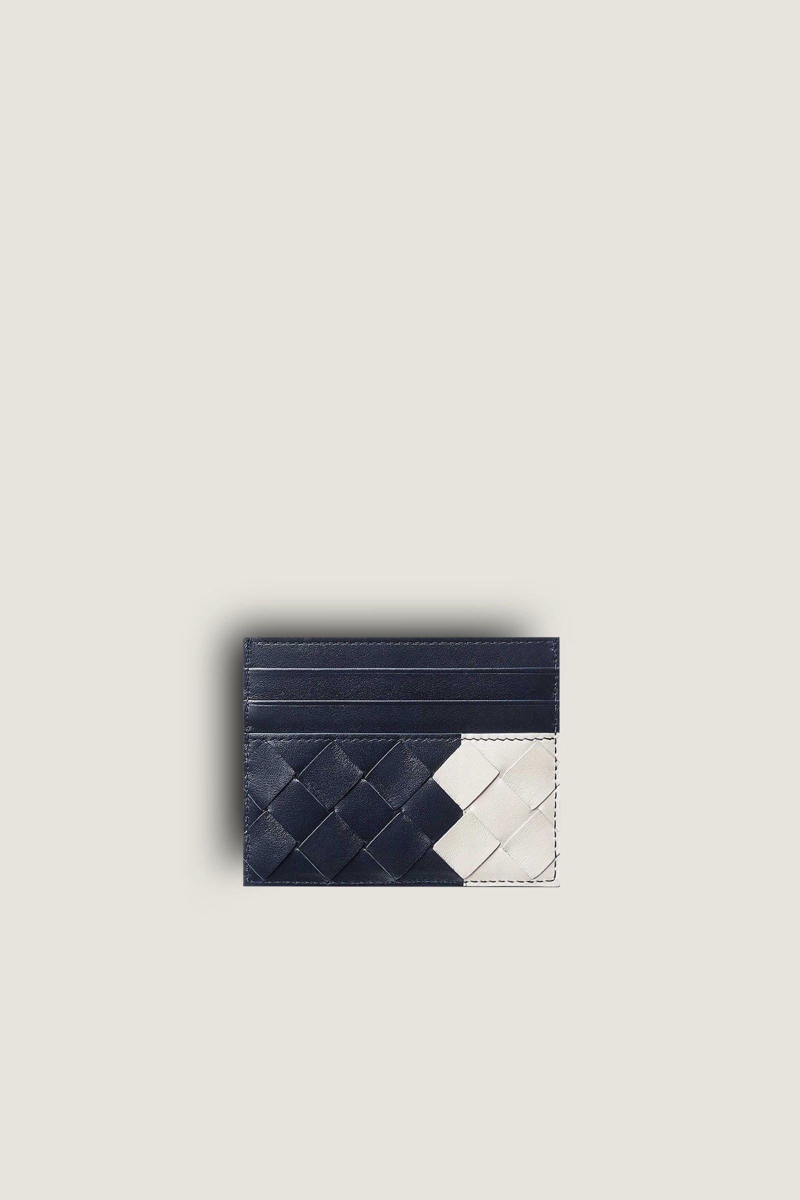 Twin Color Leather Credit Card Wallet