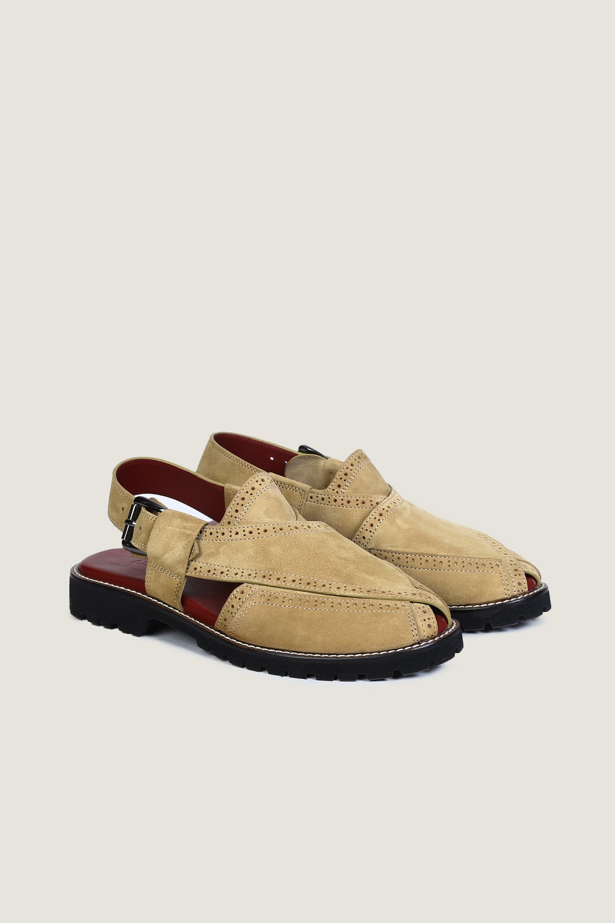 Suede Brogue Peshawari