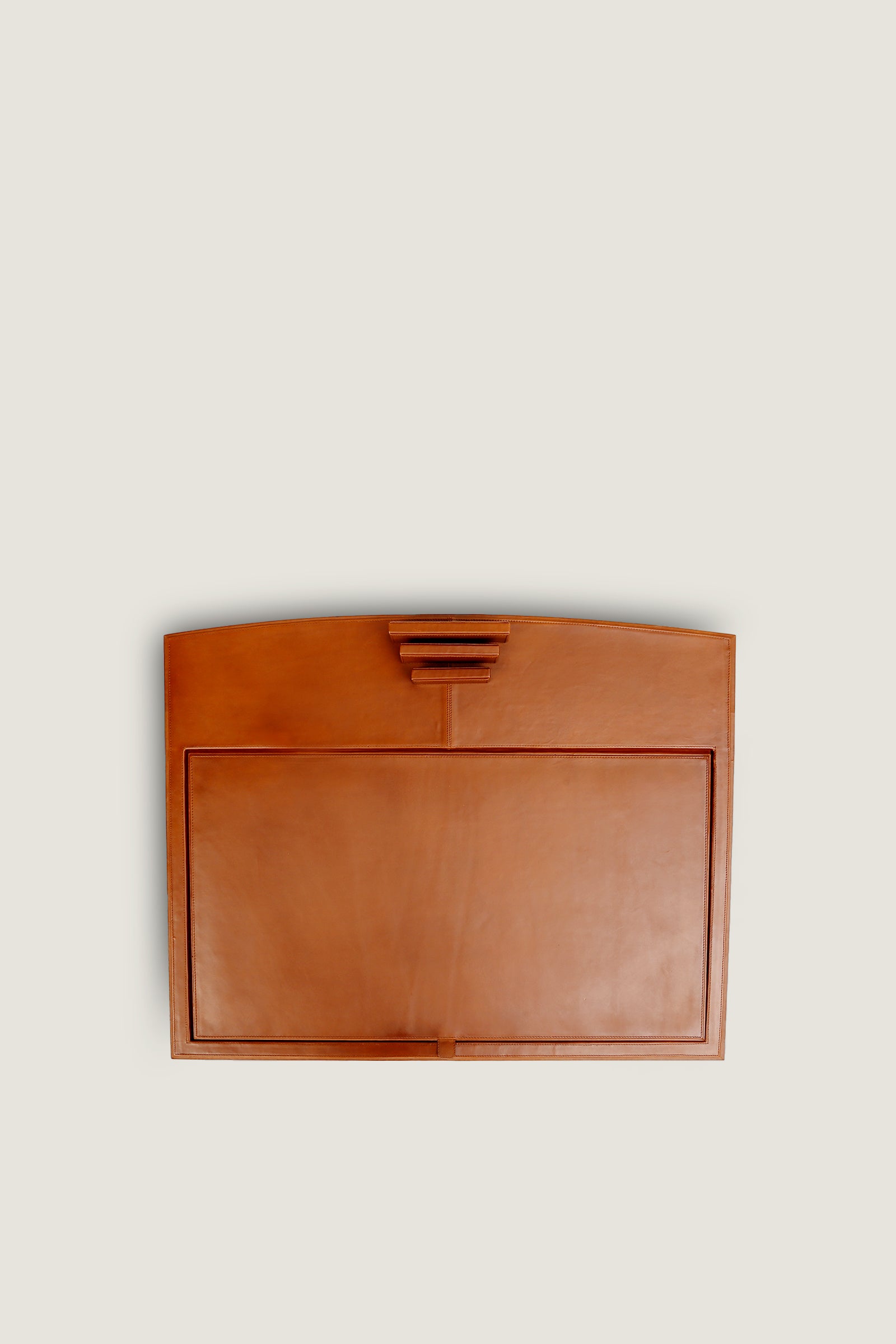 7-Piece Genuine Cow Leather Executive Desk Organizer Set