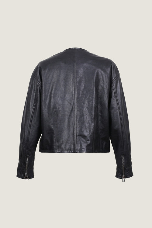 Bomber Leather Jacket | Women