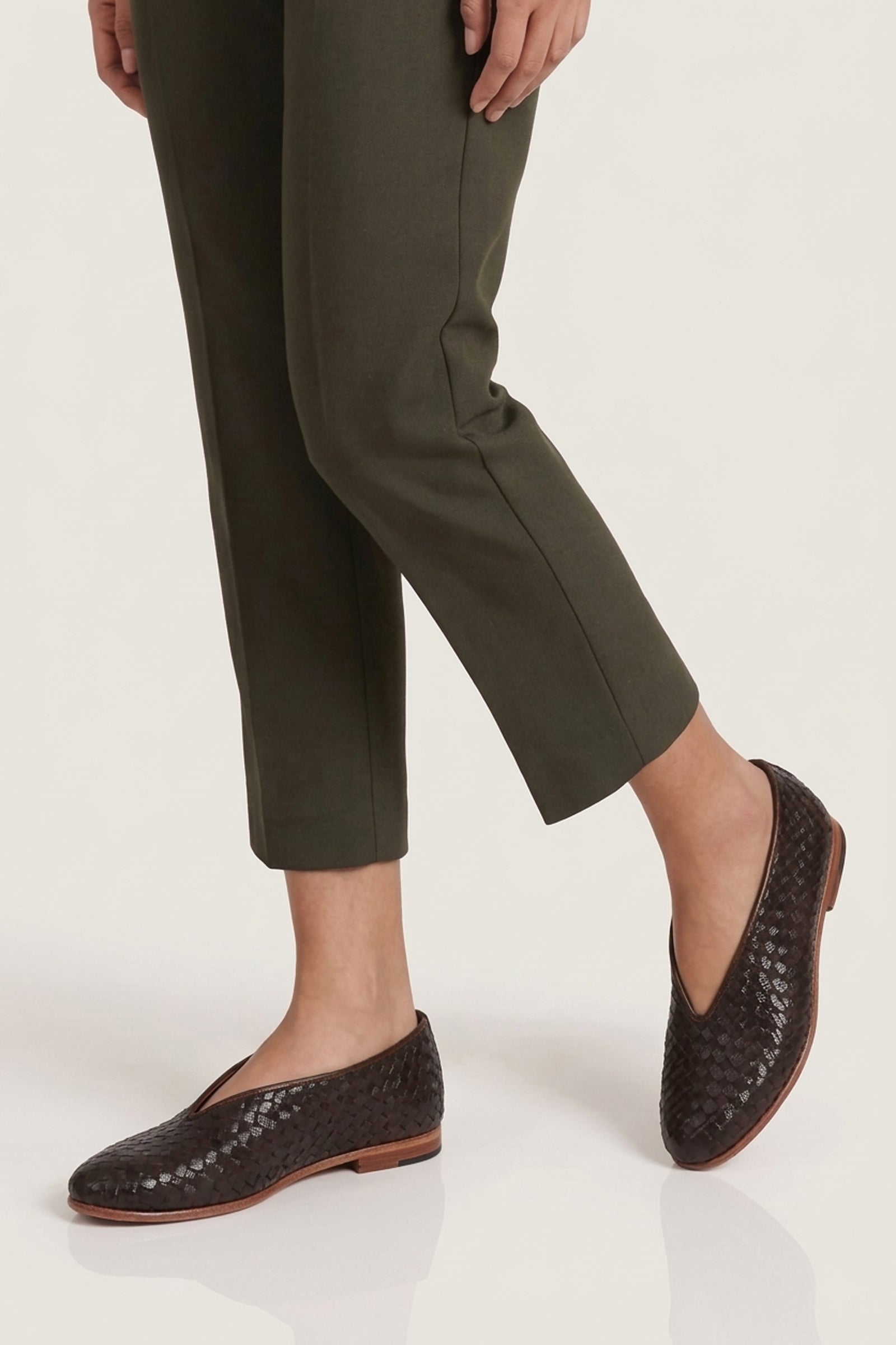 Rosa Intrecciato Pumps