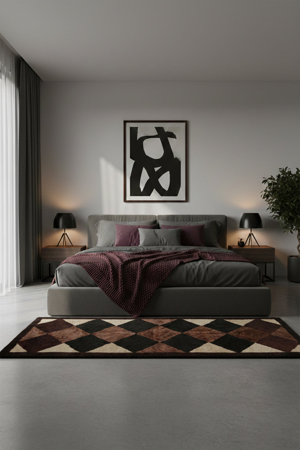 Sheep Bliss Leather Fur Rug