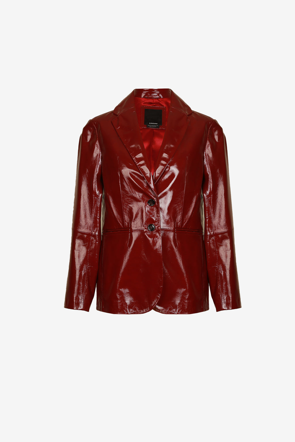 Veloura Crimson Gloss Blazer
