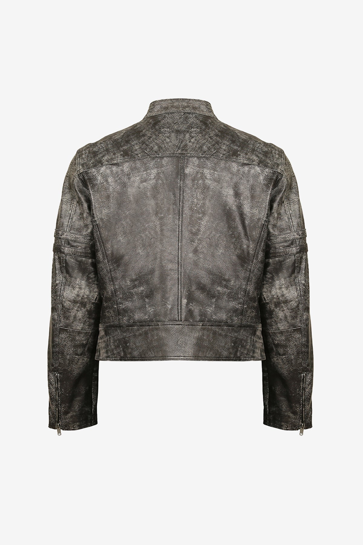 Gravestone Distressed Racer Jacket