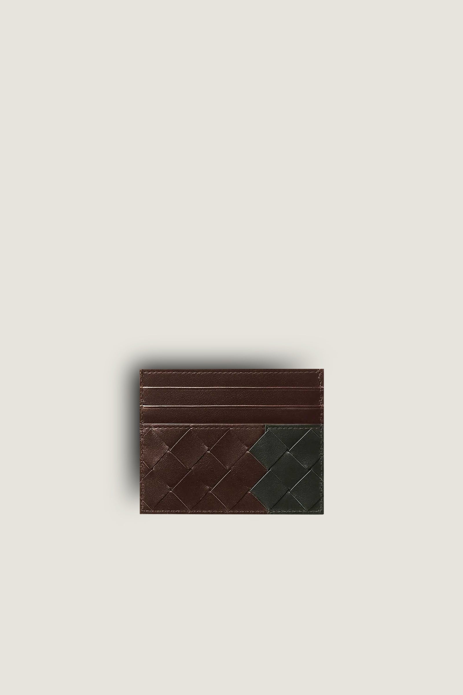 Twin Color Leather Credit Card Wallet