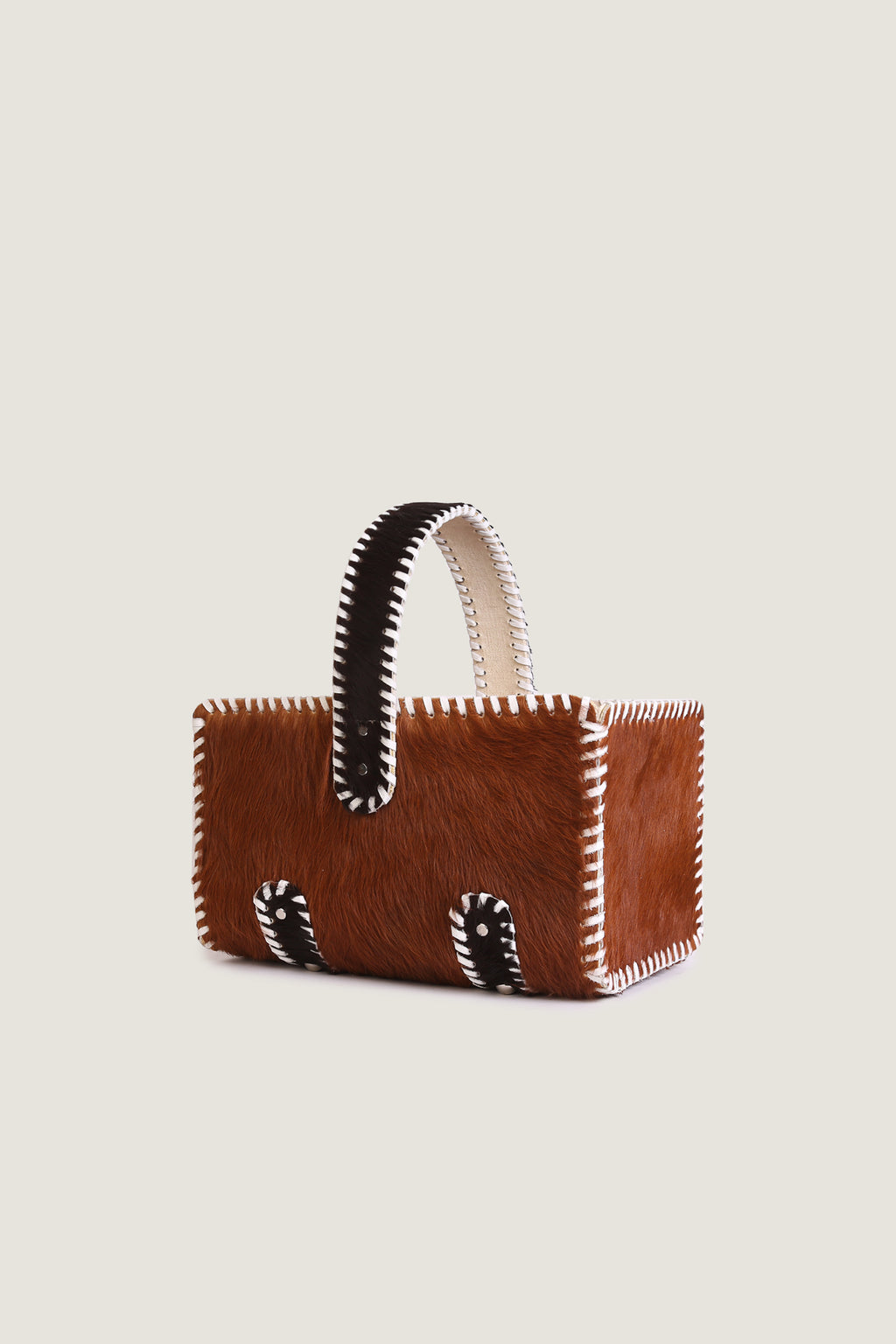 Hairon Leather Pet Basket