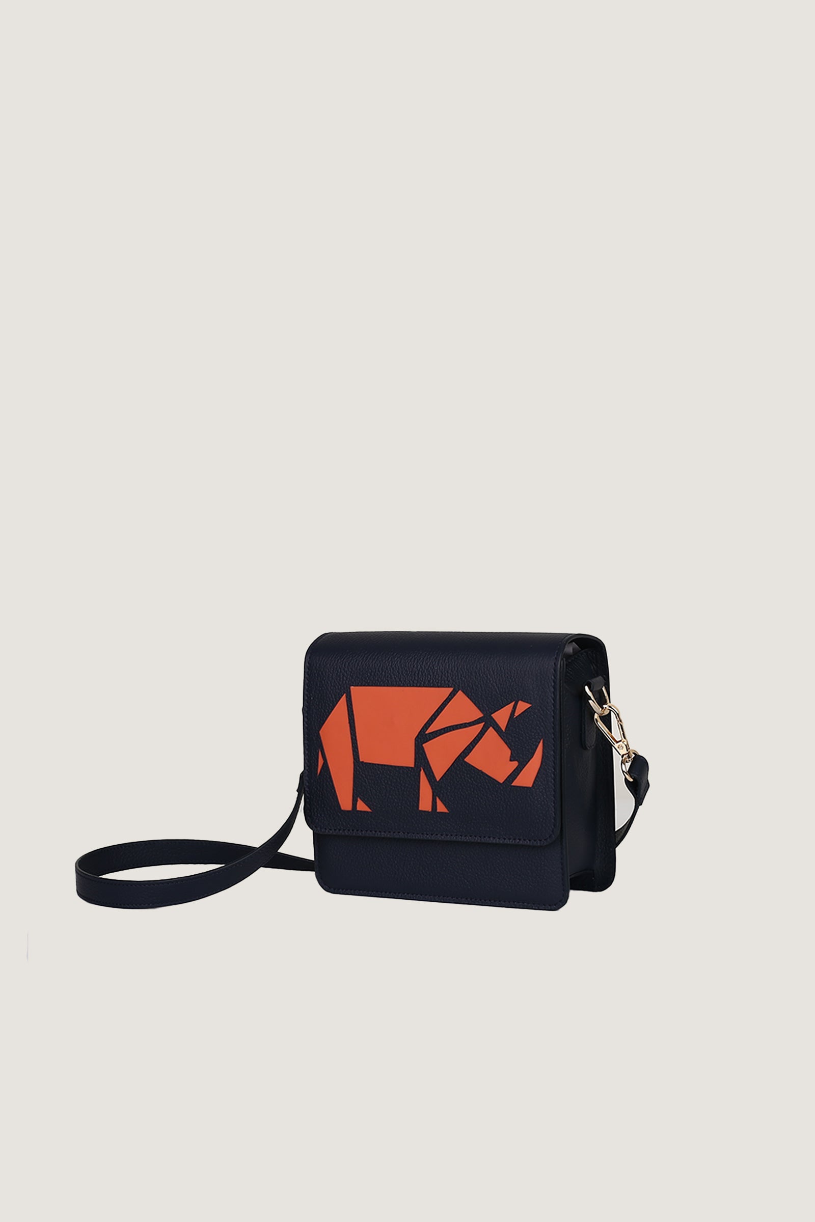 Rino style Crossbody Leather shoulder bag
