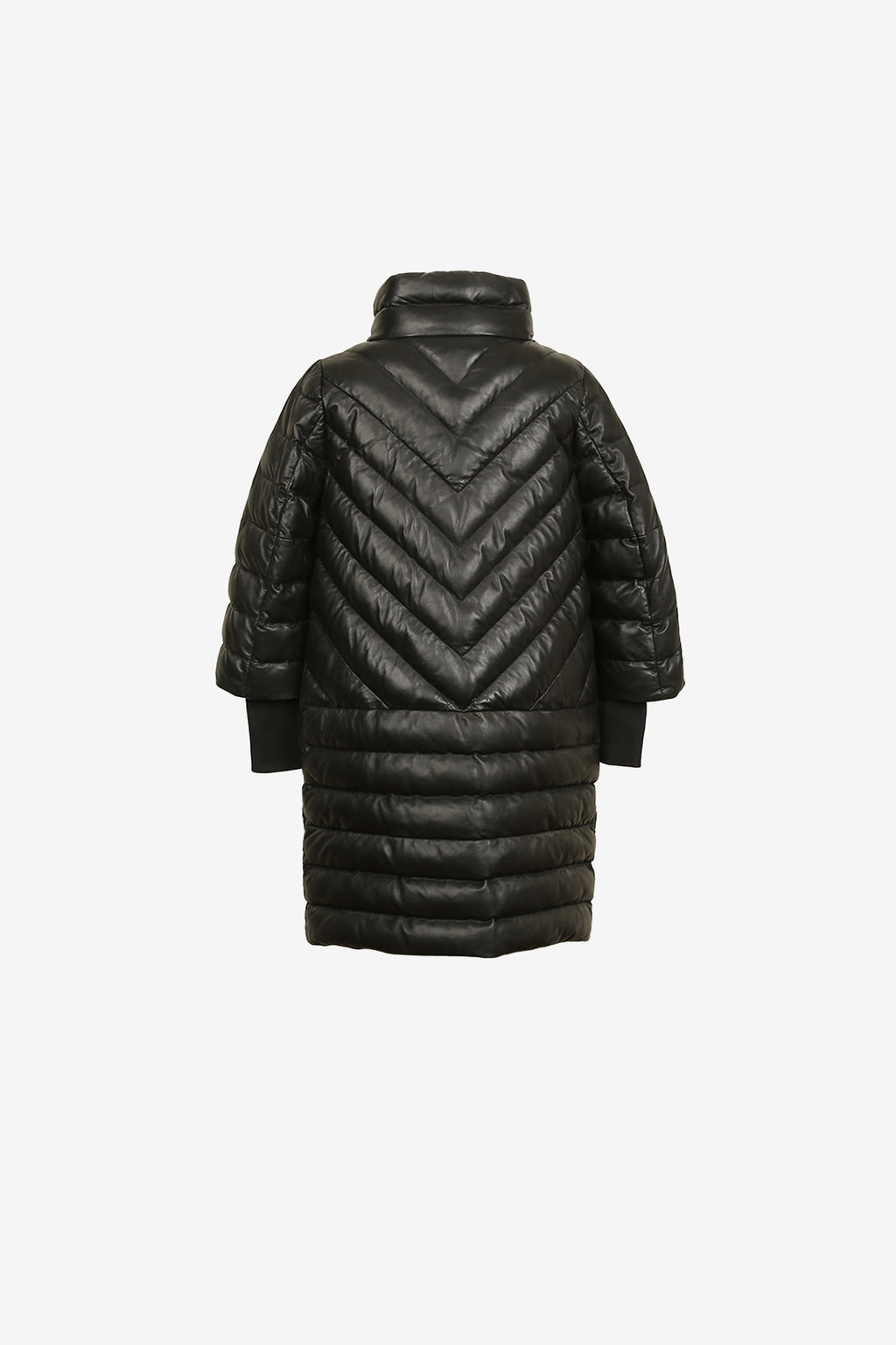 Nyxara Noir Chevron Puffer