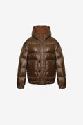 Bravelle Mocha Hooded Puffer
