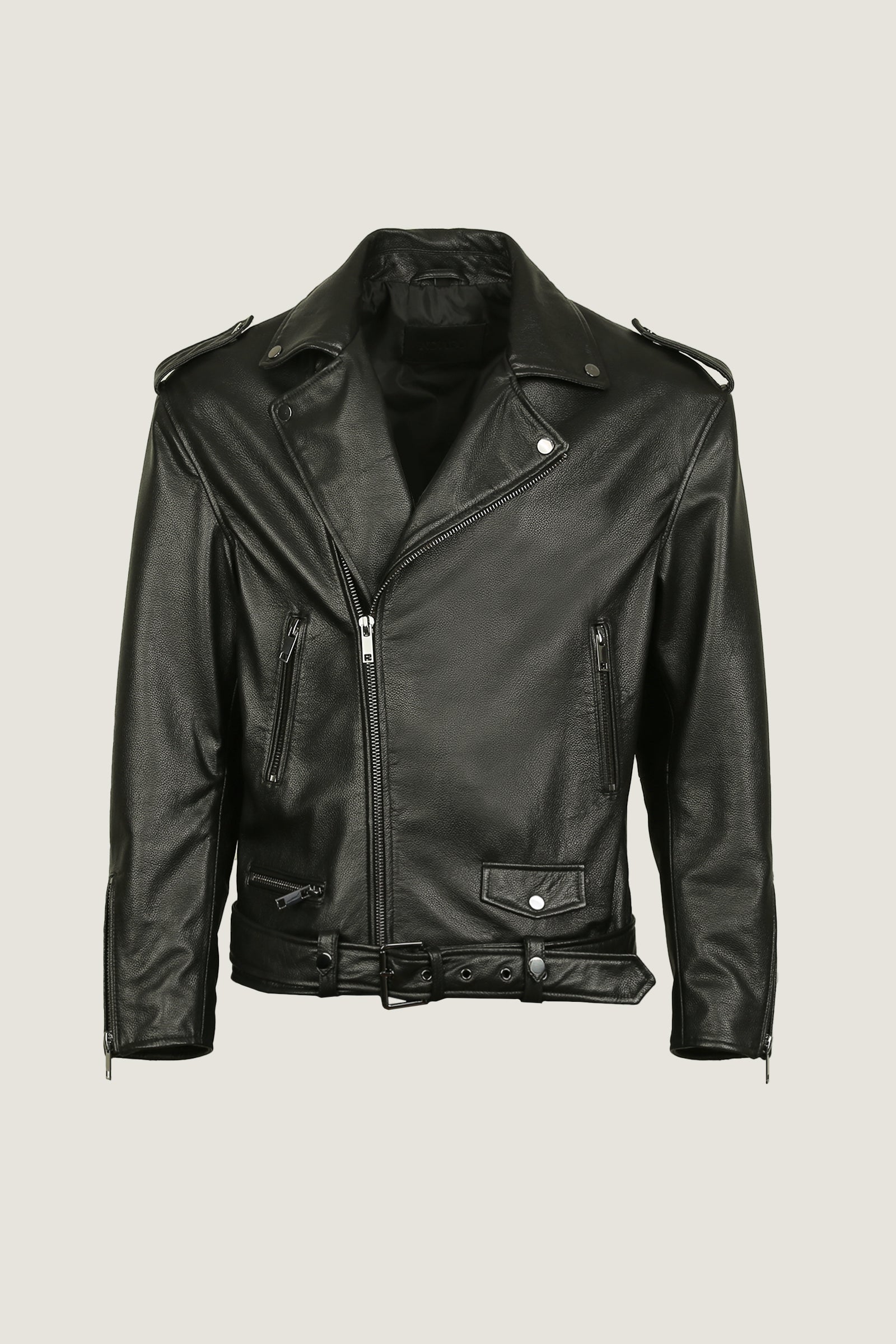Fahsyee Biker Leather Jacket